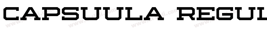 Capsuula Regular字体转换